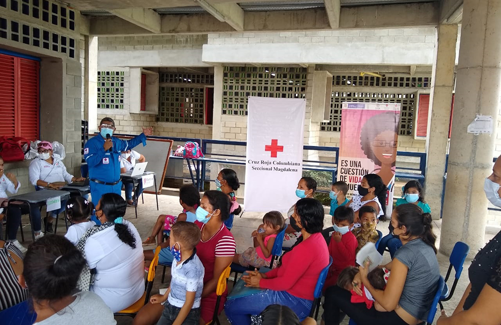 Cruz Roja atendió a 696 personas en jornada de salud de El Banco