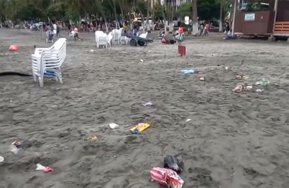 #ENVIDEO: Pro-Rodadero exhorta a bañistas a mantener limpias las playas