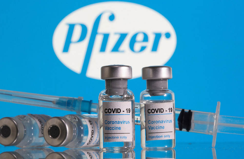 Llegaron 539.370 vacunas de Pfizer