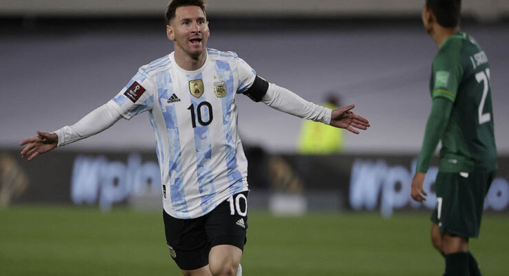 Messi se dio un festín con los bolivianos