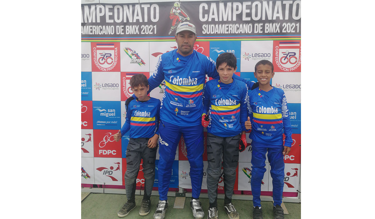 Samarios se destacaron en el Panamericano de BMX