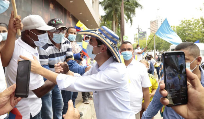 David Barguil arrancó su campaña presidencial por el Caribe colombiano