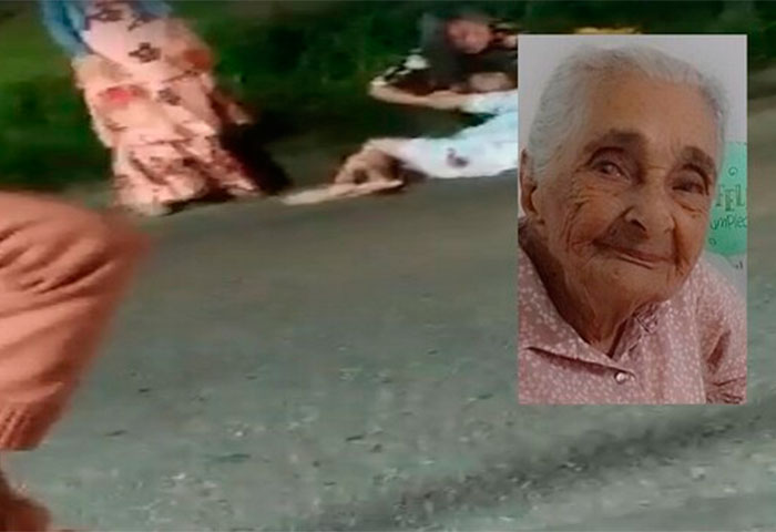 Motociclista atropelló a una anciana de 93 años en Chinácota