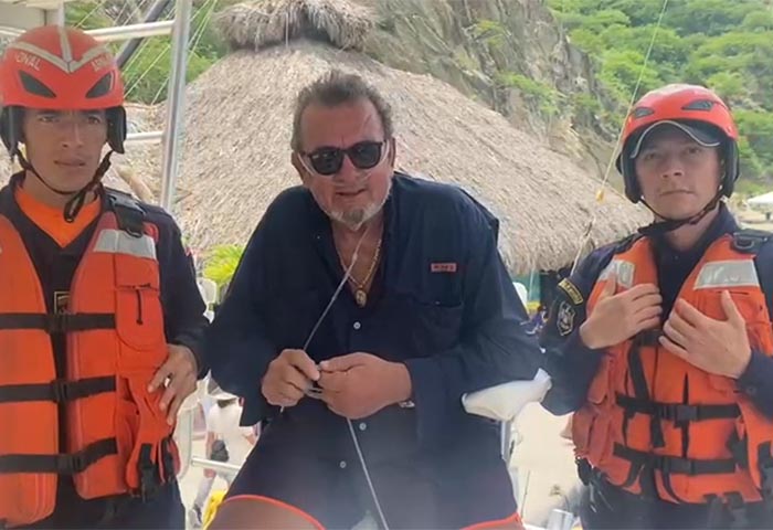 Rescatan a tres personas que quedaron a la deriva en el Mar Caribe