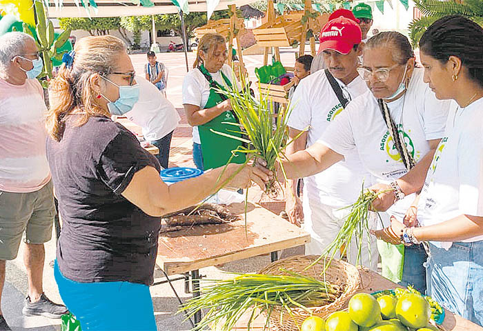Campesinos participan en la Feria ‘Magdalena Tierra de Agricultores'