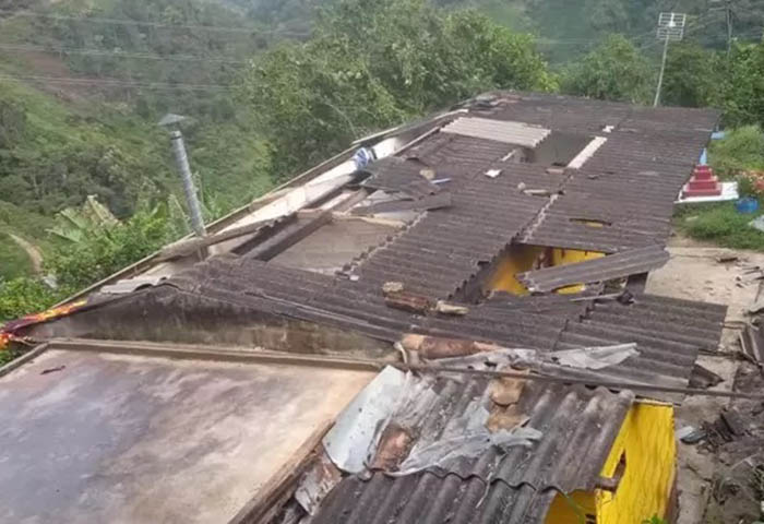 Derrumbes en Piojó, Atlántico dejan al menos 70 viviendas colapsadas