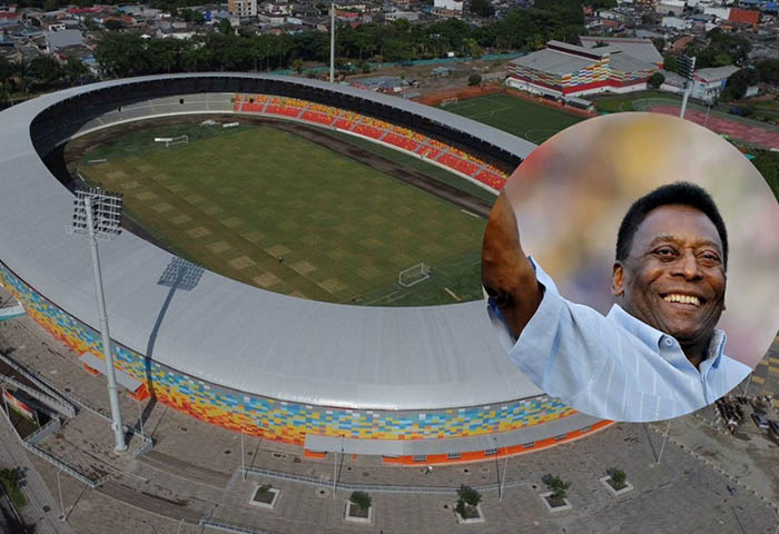 Estadio de Villavicencio cambia de nombre en honor al “Rey Pelé”