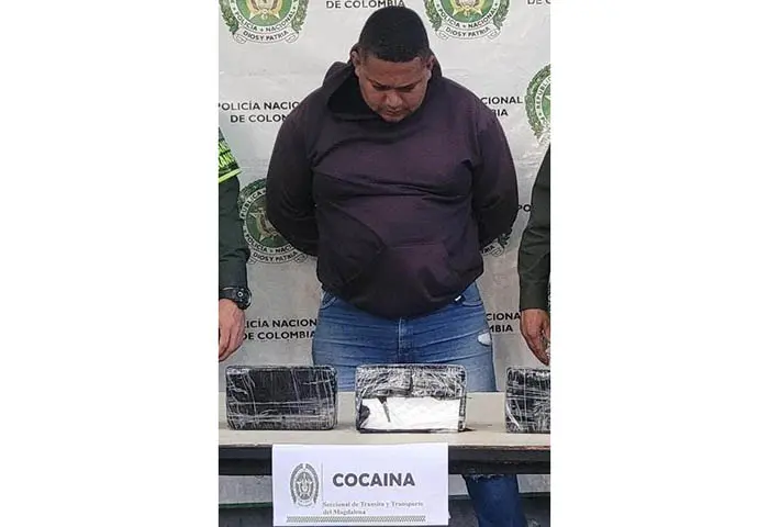Casa por cárcel a sujeto que cayó con 4 kilos de cocaína