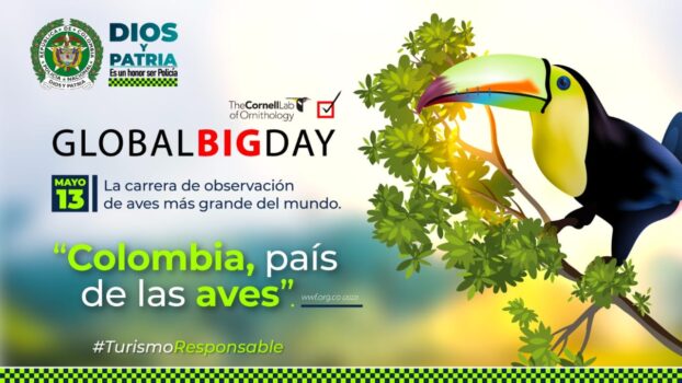 Policía celebrará en Minca el ‘Global Big Day’, encuentro mundial de avistamiento de aves