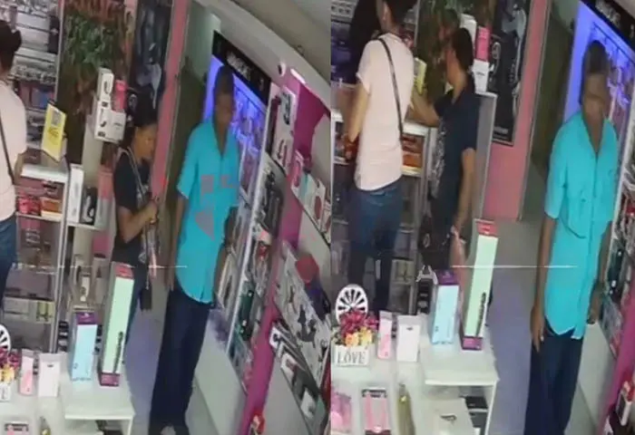 Asaltante quedó grabado robando ‘vibradores’ en una tienda sexshop