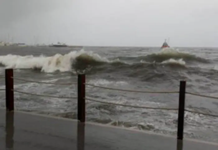 Mar de leva se registró en playas de Santa Marta por ciclón tropical