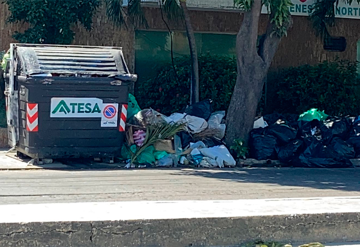 ENVIDEO: Av. del Libertador convertida en un basurero por falta de recolección