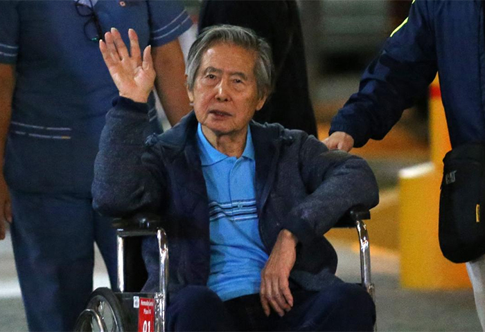 Corte Interamericana pide a Perú que se abstenga de liberar al expresidente Fujimori