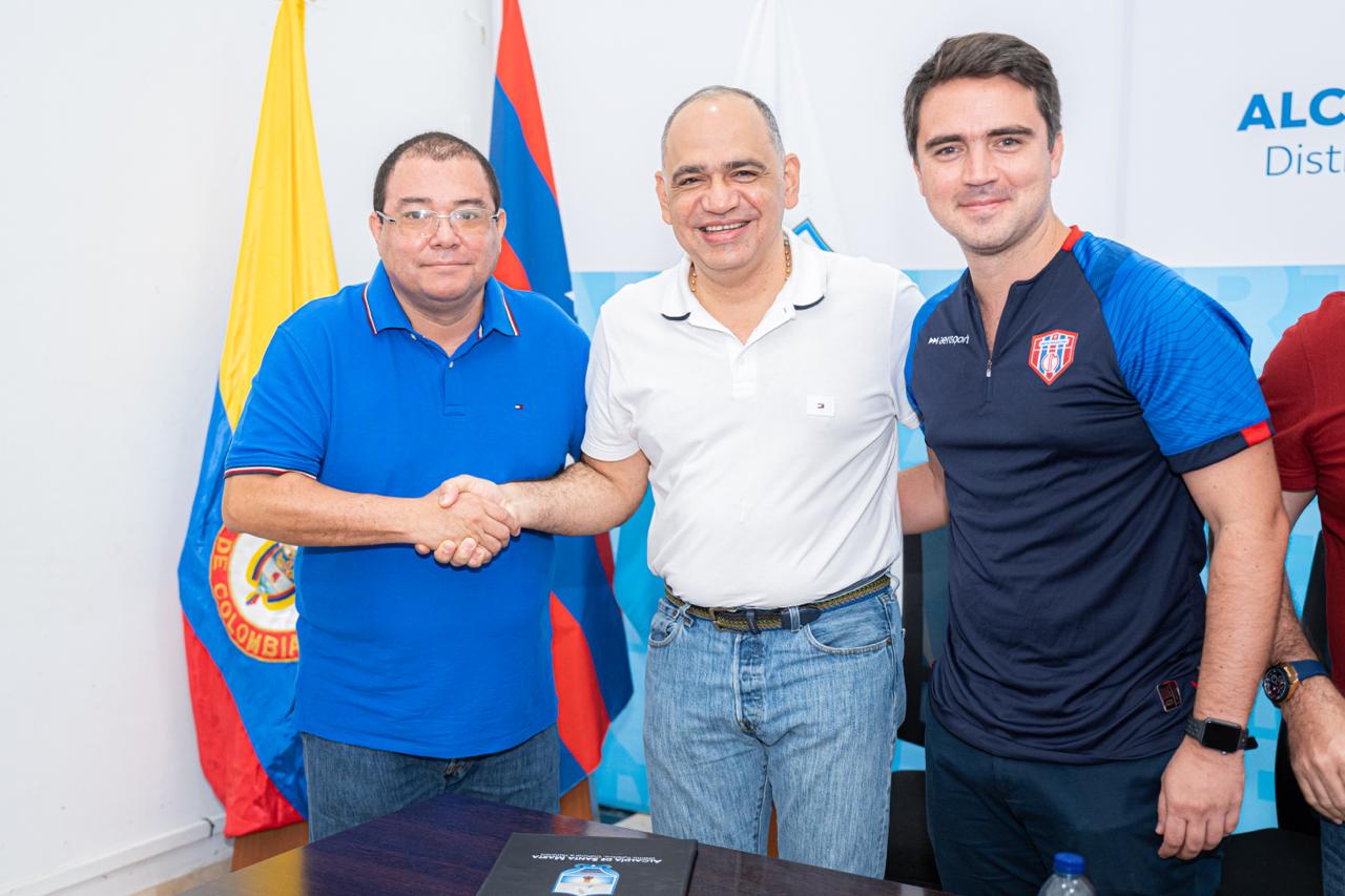 Distrito firmó convenio con el Unión Magdalena